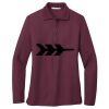 Women's Silk Touch Long Sleeve Polo Thumbnail