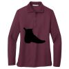 Women's Silk Touch Long Sleeve Polo Thumbnail