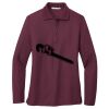 Women's Silk Touch Long Sleeve Polo Thumbnail