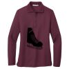 Women's Silk Touch Long Sleeve Polo Thumbnail