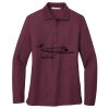 Women's Silk Touch Long Sleeve Polo Thumbnail