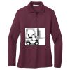 Women's Silk Touch Long Sleeve Polo Thumbnail