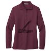 Women's Silk Touch Long Sleeve Polo Thumbnail