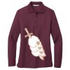 Women's Silk Touch Long Sleeve Polo Thumbnail