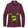 Women's Silk Touch Long Sleeve Polo Thumbnail