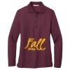 Women's Silk Touch Long Sleeve Polo Thumbnail