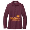 Women's Silk Touch Long Sleeve Polo Thumbnail