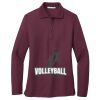 Women's Silk Touch Long Sleeve Polo Thumbnail