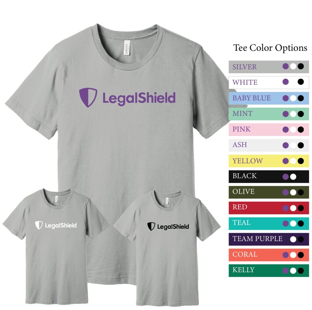 Legal Shield tee webstore